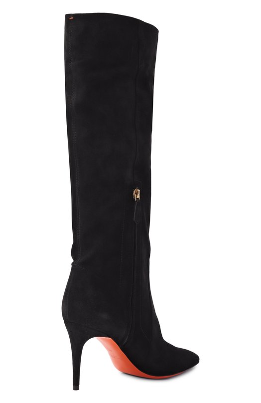 Замшевые сапоги Santoni WSIG71836HI2SAEA Чёрный  WSIG71836HI2SAEA Фото 5