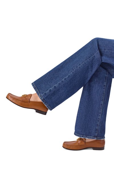 Кожаные лоферы vlogo signature VALENTINO, арт. 7W2S0LM0/EWV, фото 2