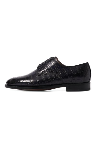 Дерби из кожи крокодила KITON, арт. USSA101N00102, фото 3