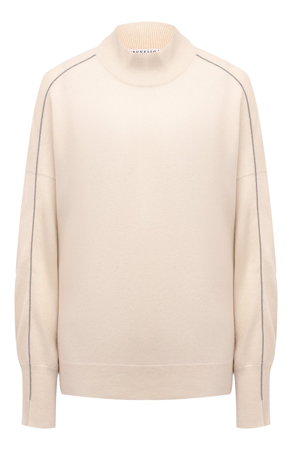 Кашемировый свитер BRUNELLO CUCINELLI кремового цвета по цене 263500 руб., арт. M12191914, фото 1 Кашемировый свитер BRUNELLO CUCINELLI, арт. M12191914, фото 1