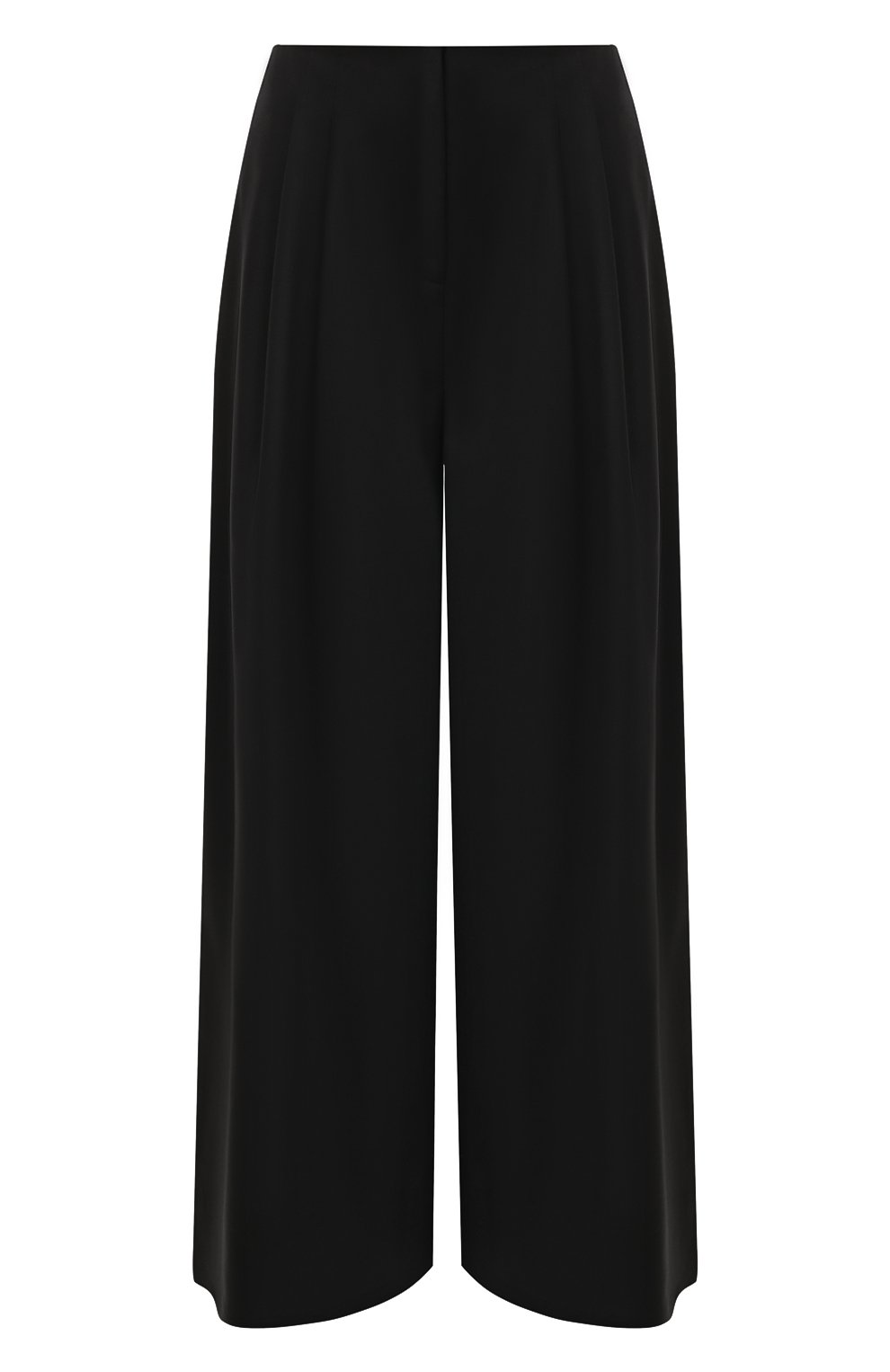 Шерстяные брюки AKHMADULLINA черного цвета по цене 89900 руб., арт. 1225.3B701/W713, фото 1 Шерстяные брюки AKHMADULLINA, арт. 1225.3B701/W713, фото 1