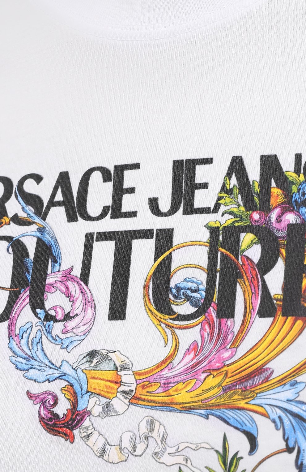 Хлопковая футболка VERSACE JEANS COUTURE, арт. B2HWA7KA-WDP613/30457, фото 5
