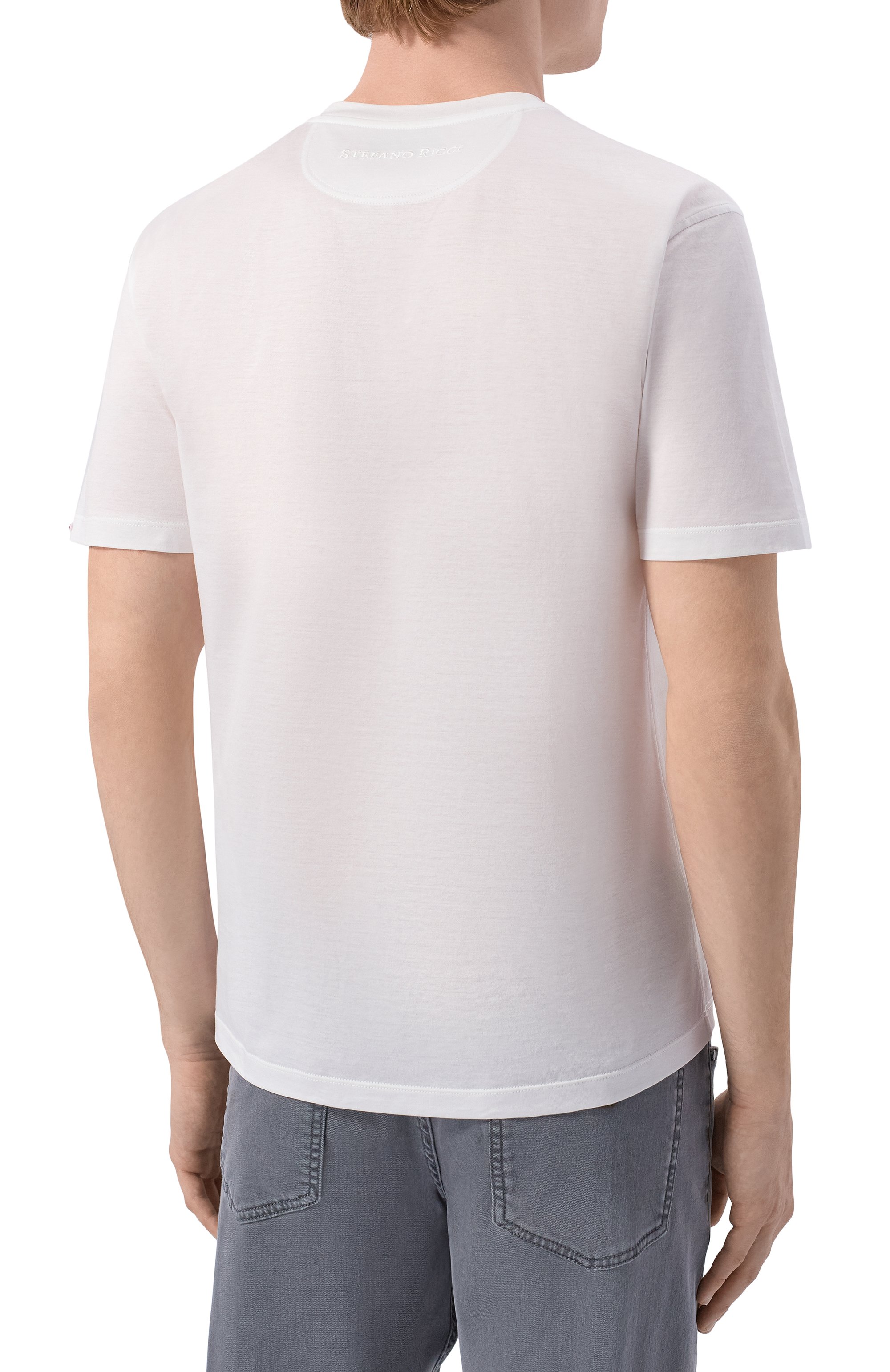Хлопковая футболка STEFANO RICCI, арт. MNH6205360/TE0001, фото 4