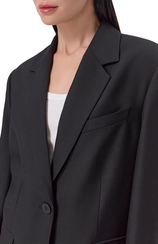 Шерстяной жакет Pervert PE25/JA04/60-08 Чёрный  PE25/JA04/60-08 Фото 5