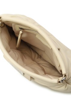 Женская сумка glam slam classique small MAISON MARGIELA кремового цвета, арт. SB1WG0028/P4300 | Фото 5 (Материал сплава: Проставлено; Материал: Натуральная кожа; Драгоценные камни: Проставлено; Ремень/цепоч�ка: На ремешке; Размер: small)