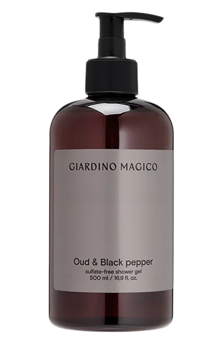 Бессульфатный гель для душа oud & black pepper (500ml) GIARDINO MAGICO, арт. 4640200322685, фото 1