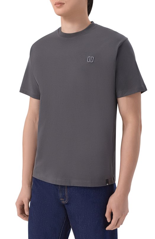 Хлопковая футболка Duno R0X/CESAN0 Серый  R0X/CESAN0 Фото 3