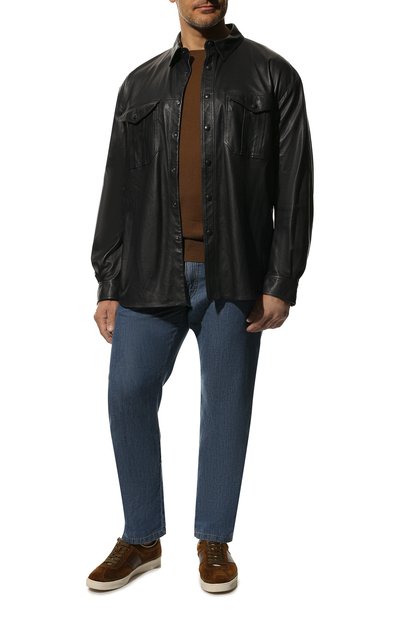 Кожаная рубашка GIORGIO ARMANI, арт. ISC01P/ISP11, фото 2