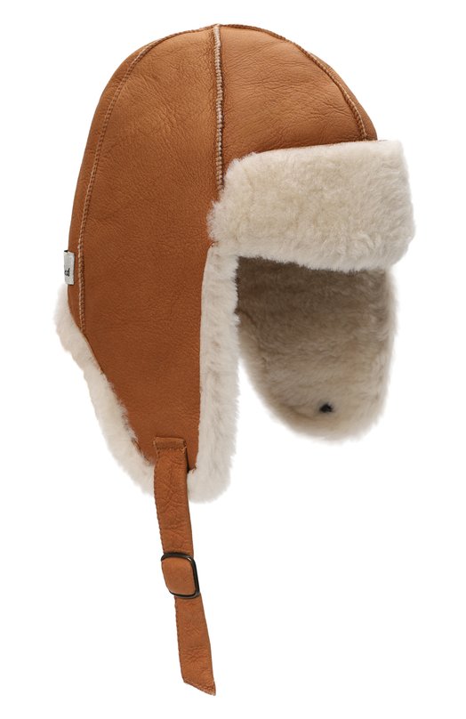 

Шапка-ушанка из овчины Petit Nord, Розовый