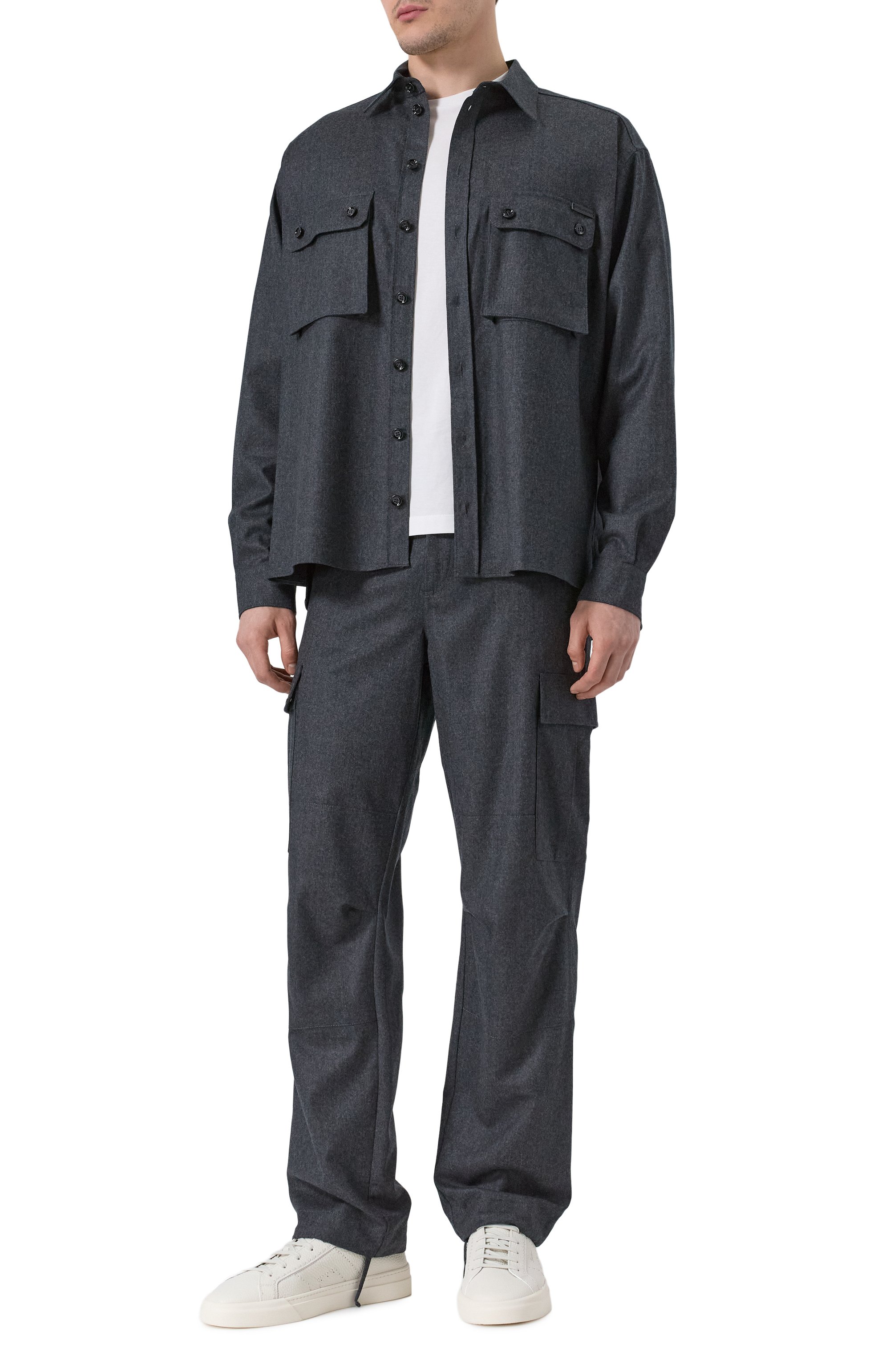 Шерстяные брюки-карго DOLCE & GABBANA, арт. GP03LT/FU21Q, фото 2