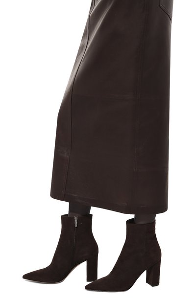 Замшевые ботильоны piper 85 GIANVITO ROSSI, арт. G70399.85RIC.CASM0KA, фото 3