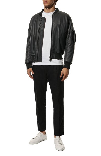 Брюки из шерсти и хлопка DOLCE & GABBANA, арт. GYACET/FUCDJ, фото 2