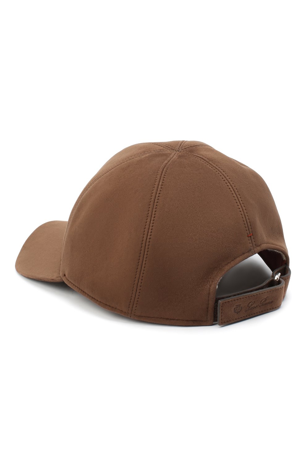 Замшевая бейсболка LORO PIANA коричневого цвета по цене 48500 руб., арт. FAL3379, фото 2 Замшевая бейсболка LORO PIANA, арт. FAL3379, фото 2