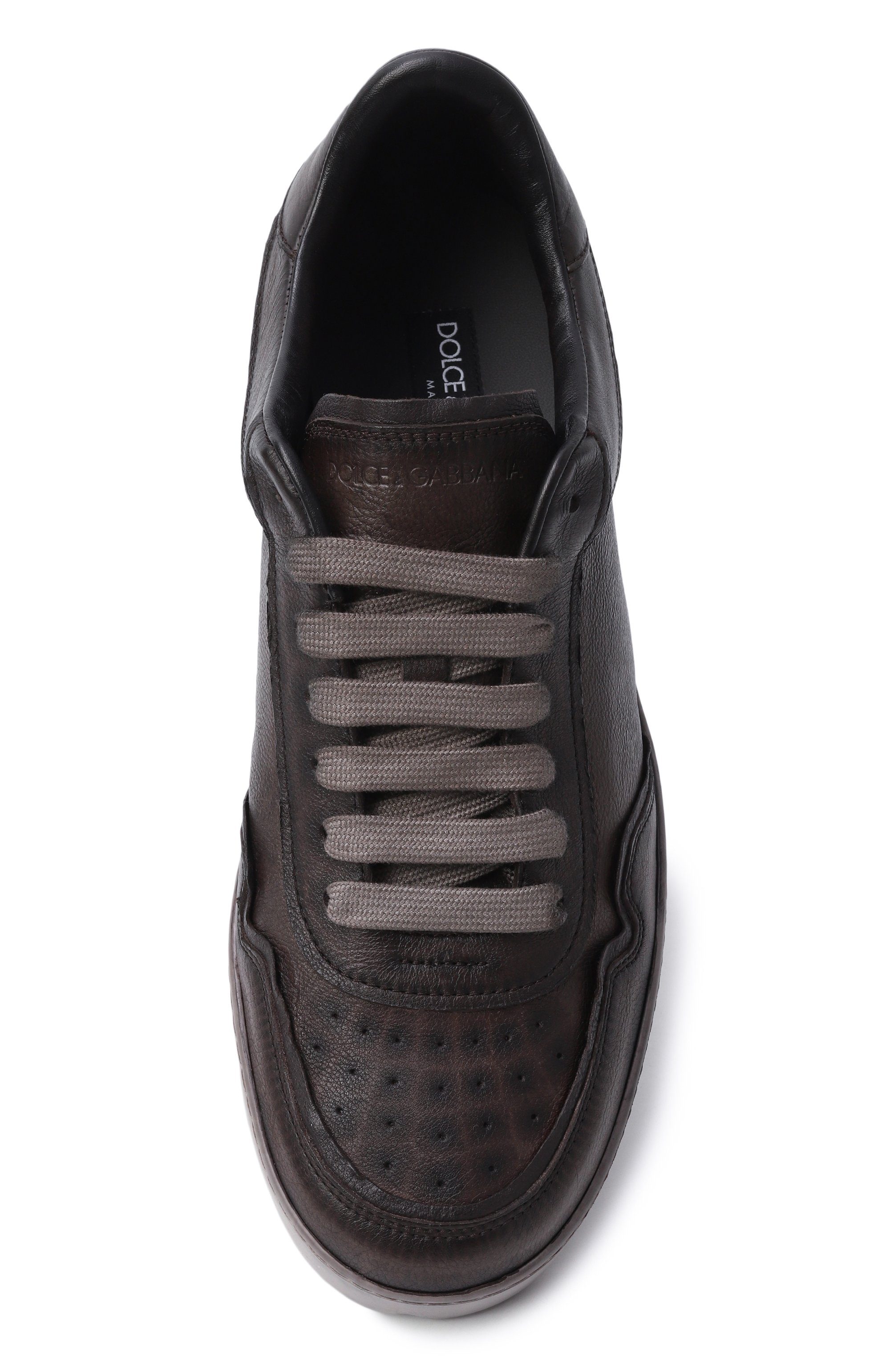 Кожаные кеды portofino DOLCE & GABBANA, арт. CS2378/AW467, фото 6