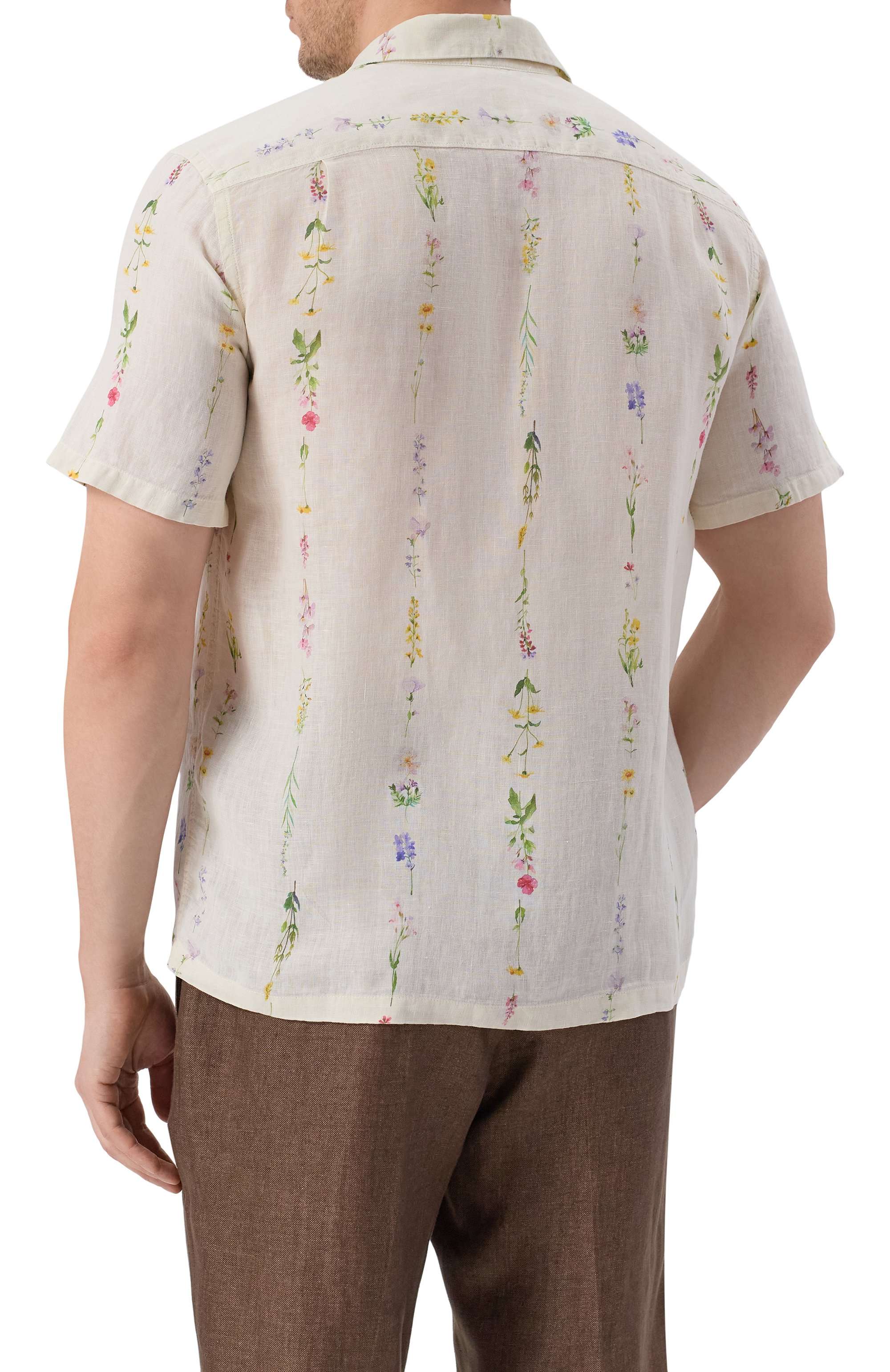 Льняная рубашка 120% LINO, арт. 33ALIM1PKD/G449/000, фото 4