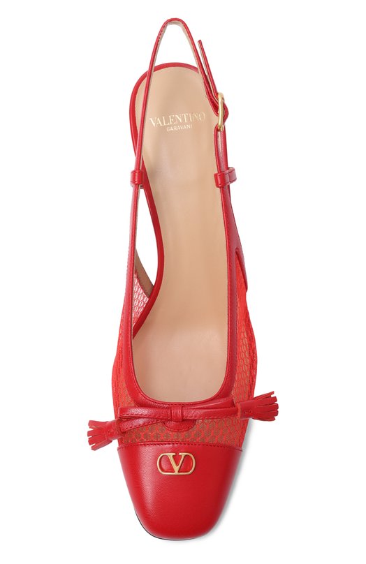 Комбинированные туфли Valet Du Roi 60 Valentino 8W2S0MH9/PDY Красный  8W2S0MH9/PDY Фото 6