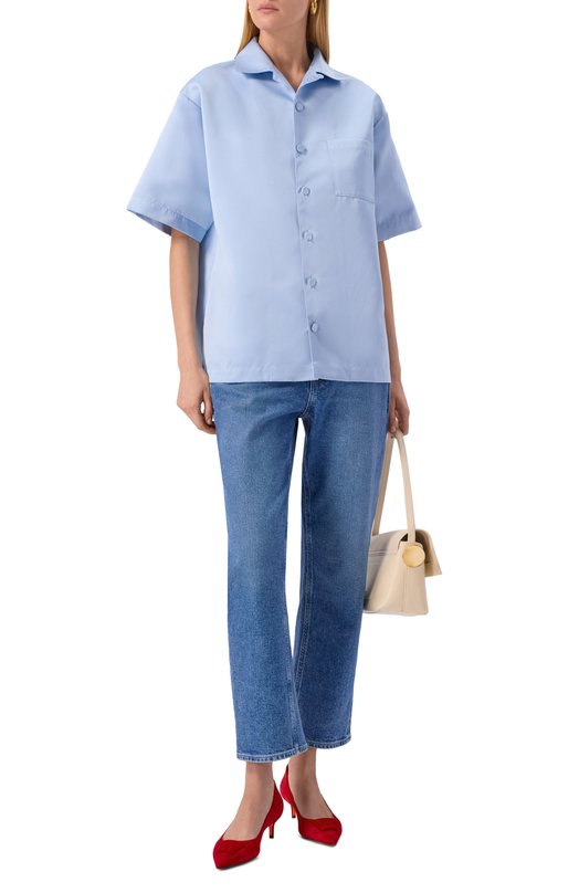 Замшевые туфли Sibille Santoni WDLG71911HI2TMGD Красный  WDLG71911HI2TMGD Фото 3