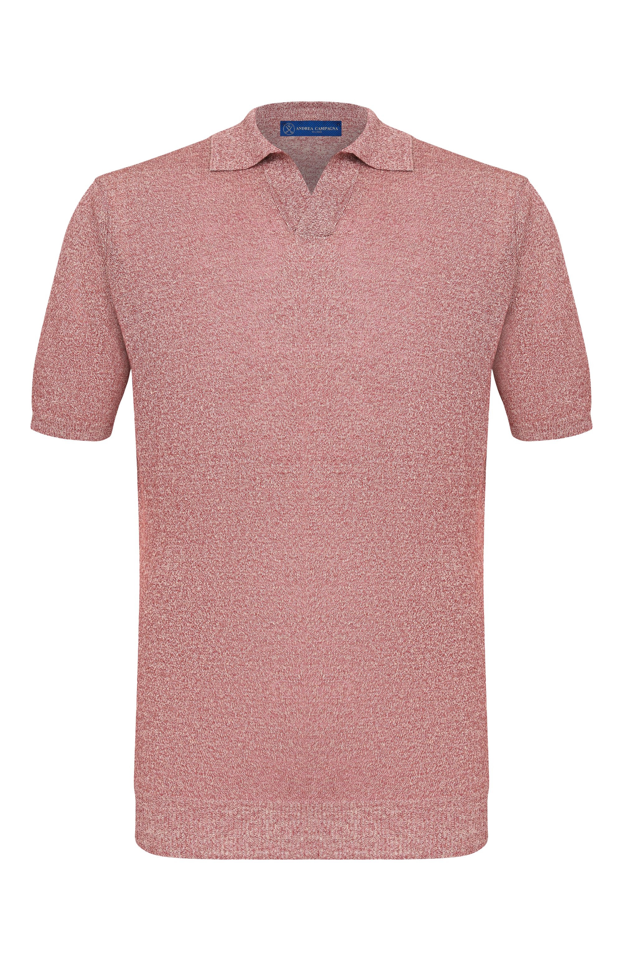 Поло изо льна и хлопка ANDREA CAMPAGNA, арт. PL1MCSK/LC14R, фото 1
