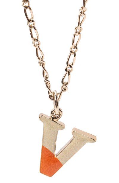 Кулон на цепочке alphabet v CHLOÉ, арт. CHC22SF04VBLQ, фото 3