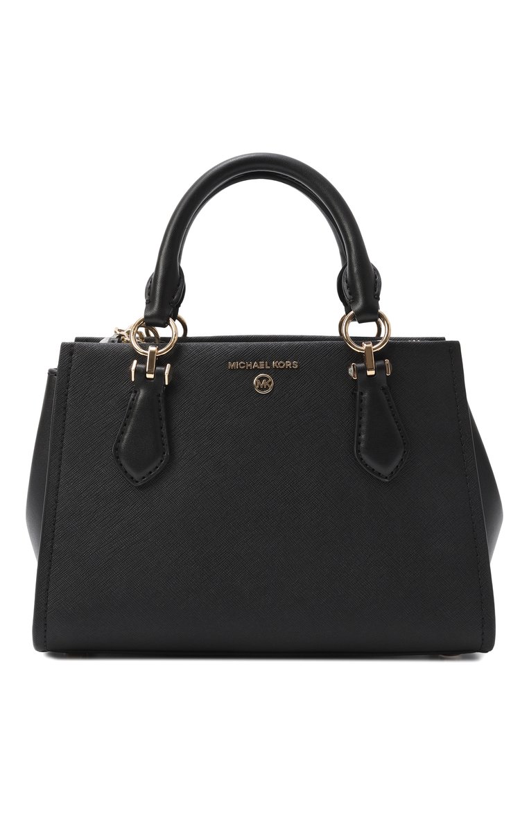 Женская сумка marilyn small MICHAEL MICHAEL KORS черного цвета, арт. 32S2G6AC1L | Фото 1 (Ремень/цепочка: На ремешке; Размер: small; Материал: Натуральная кожа)