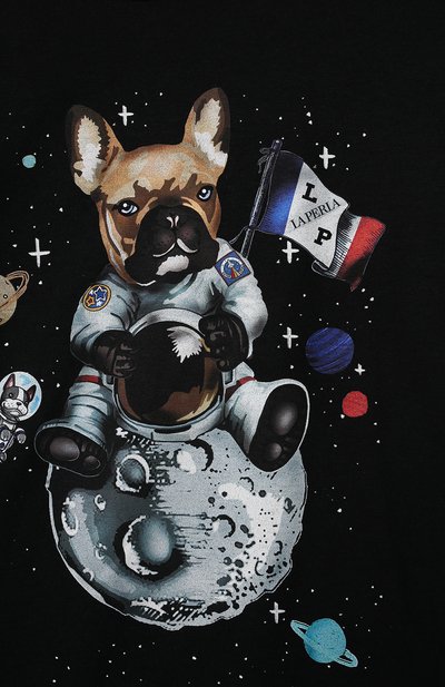 Хлопковая футболка LA PERLA, арт. 77484/8A-14A, фото 3