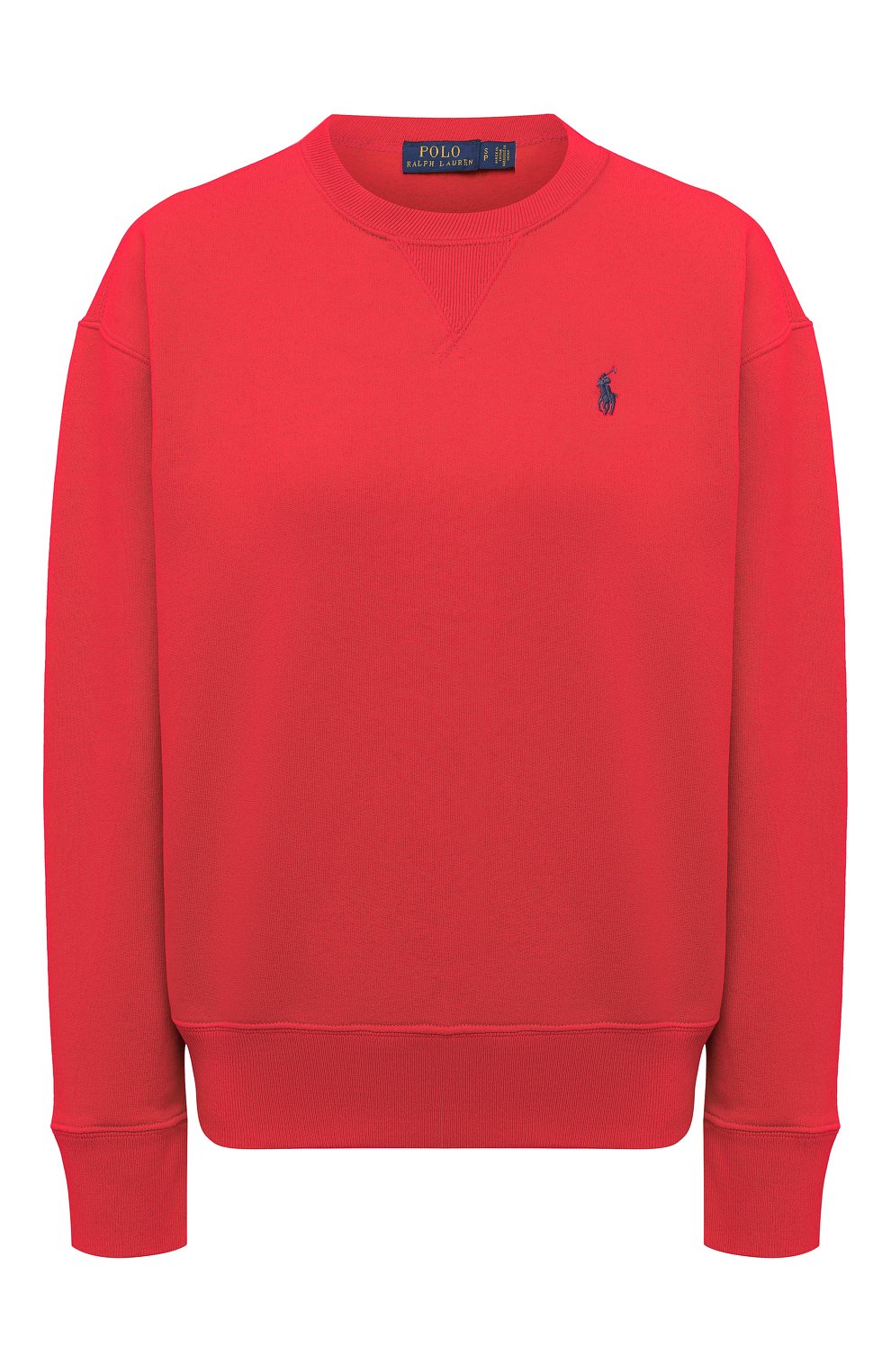 Хлопковый свитшот POLO RALPH LAUREN красного цвета по цене 17800 руб., арт. 211794395, фото 1 Хлопковый свитшот POLO RALPH LAUREN, арт. 211794395, фото 1