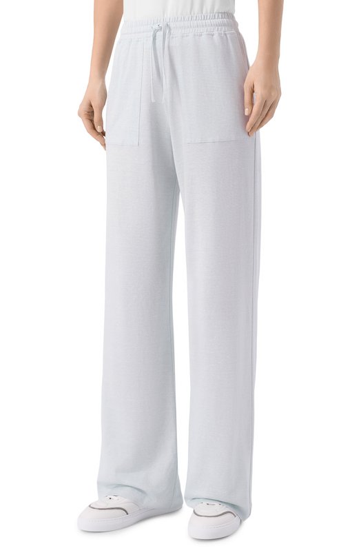 Брюки из шелка и льна MVST M26.CSW.T401/LIN0LUX 43127 Голубой  M26.CSW.T401/LIN0LUX 43127 Фото 3