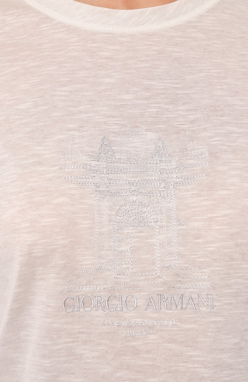 Хлопковая футболка GIORGIO ARMANI, арт. 3RAM82/AJFJZ, фото 5