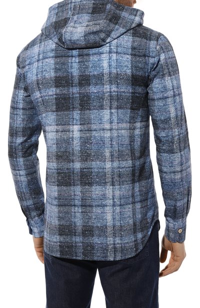 Хлопковая рубашка KITON, арт. UMCMARH0867501, фото 4