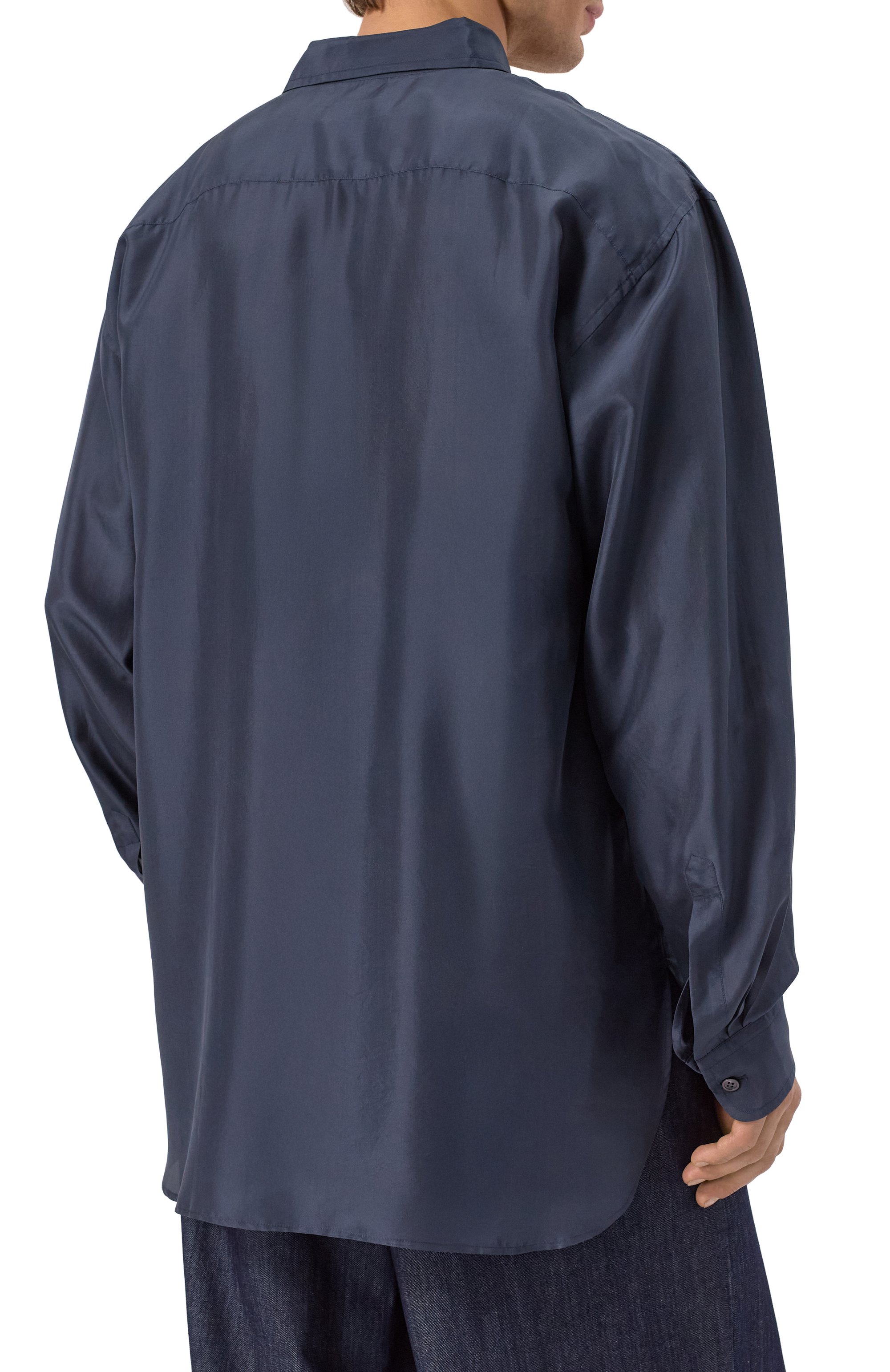 Шелковая рубашка DRIES VAN NOTEN, арт. 251-020732-1198, фото 4