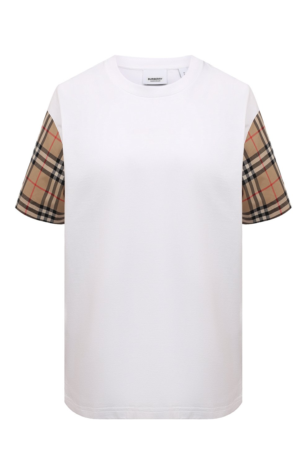 Хлопковая фу тболка BURBERRY, арт. 8042716, фото 1