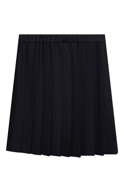 Шерстяная юбка BRUNELLO CUCINELLI темно-синего цвета по цене 75850 руб., арт. BB034G047B, фото 2 Шерстяная юбка BRUNELLO CUCINELLI, арт. BB034G047B, фото 2