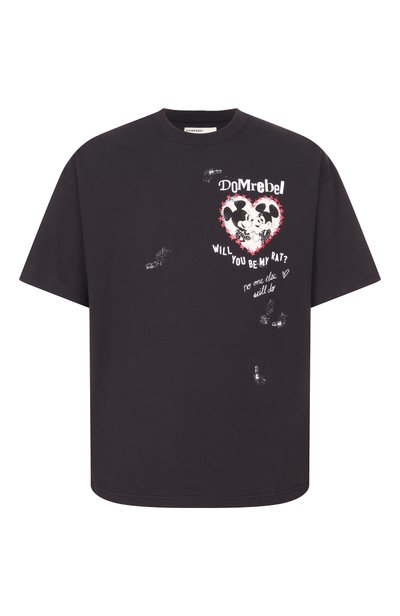 Мужская хлопковая футболка DOMREBEL, арт. M HEARTY/T-SHIRT