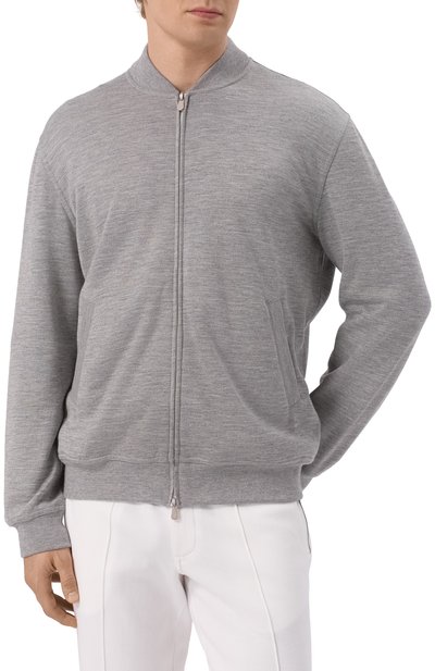 Толстовка из кашемира и шелка BRUNELLO CUCINELLI, арт. MM8359072G, фото 3