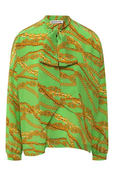 Женская шелковая блузка BALENCIAGA, арт. 482308/TEL68