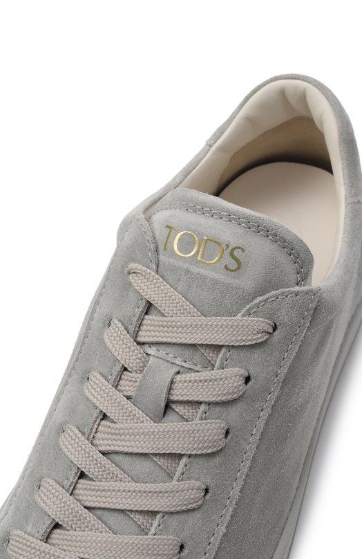 Замшевые кеды Tod’s XXW04L0HZ40/M8W Серый  XXW04L0HZ40/M8W Фото 7