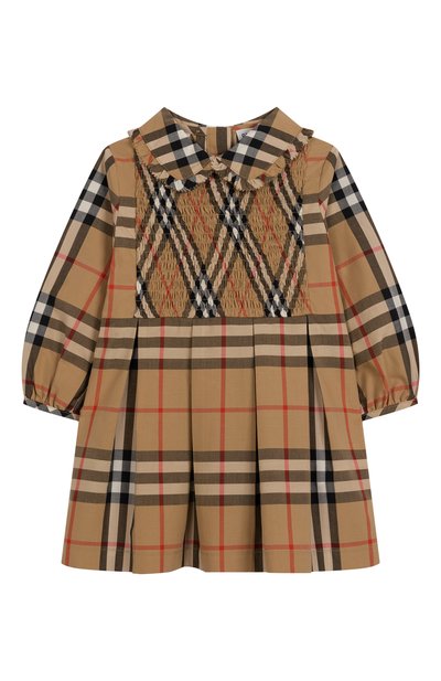 Хлопковое платье BURBERRY, арт. 8112625