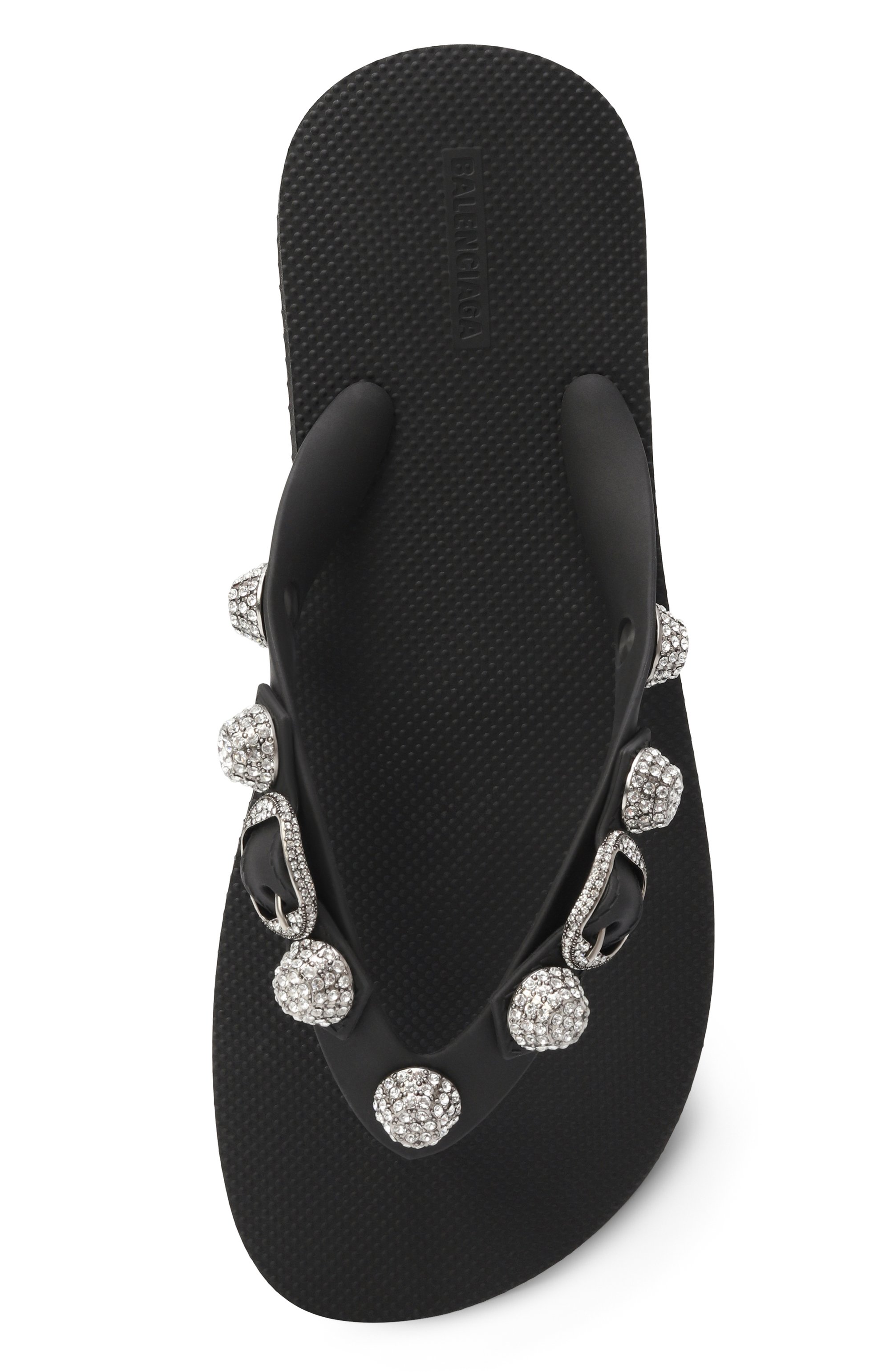 Шлепанцы cagole BALENCIAGA черного цвета по цене 88000 руб., арт. 784853/W1TA8, фото 6 Шлепанцы cagole BALENCIAGA, арт. 784853/W1TA8, фото 6