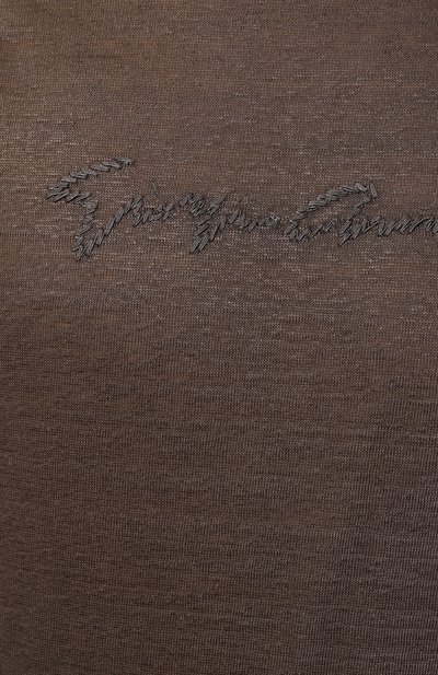 Льняная фу�тболка GIORGIO ARMANI, арт. 3DSM73/SJDJZ, фото 5