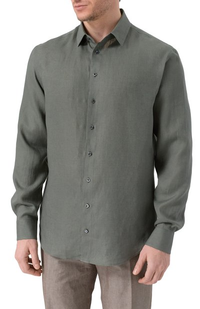 Льняная рубашка GIORGIO ARMANI, арт. 8WGCCZ98/TZC62, фото 3