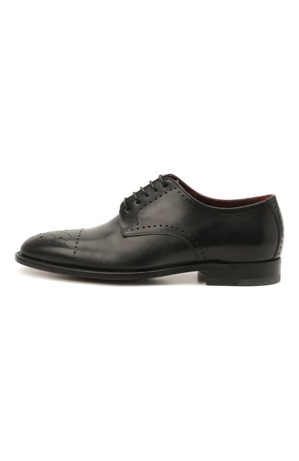 Мужские кожаные дерби KITON, арт. USSDECH/N101
