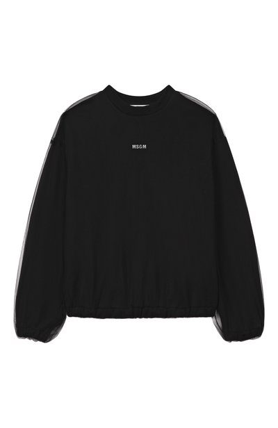 Хлопковый свитшот MSGM KIDS, арт. F6MSJGSW123