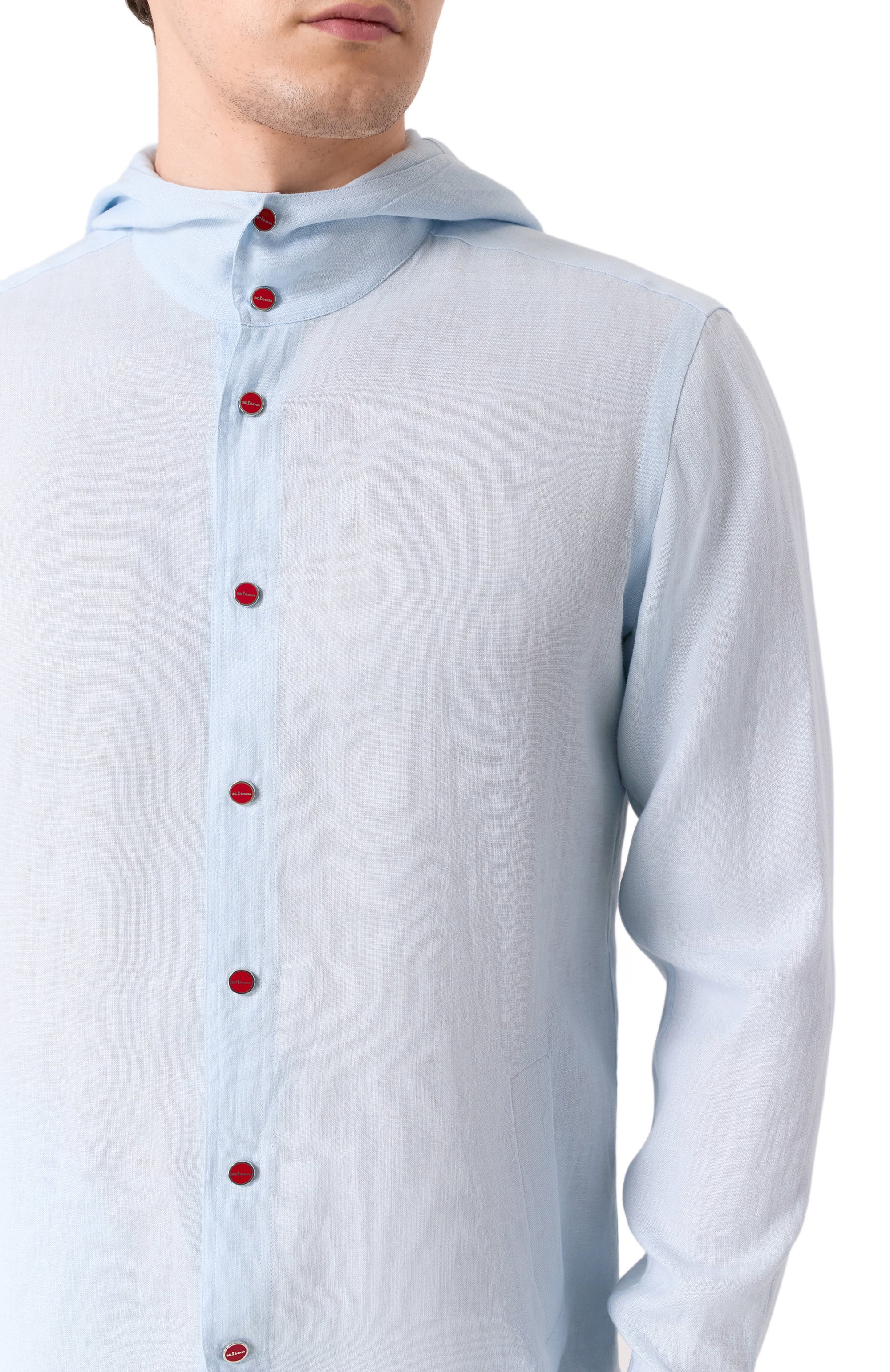 Льняная рубашка KITON, арт. UMCMARH0928602, фото 5