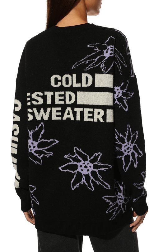 Кашемировый свитер Nervure Чёрный, фото 4