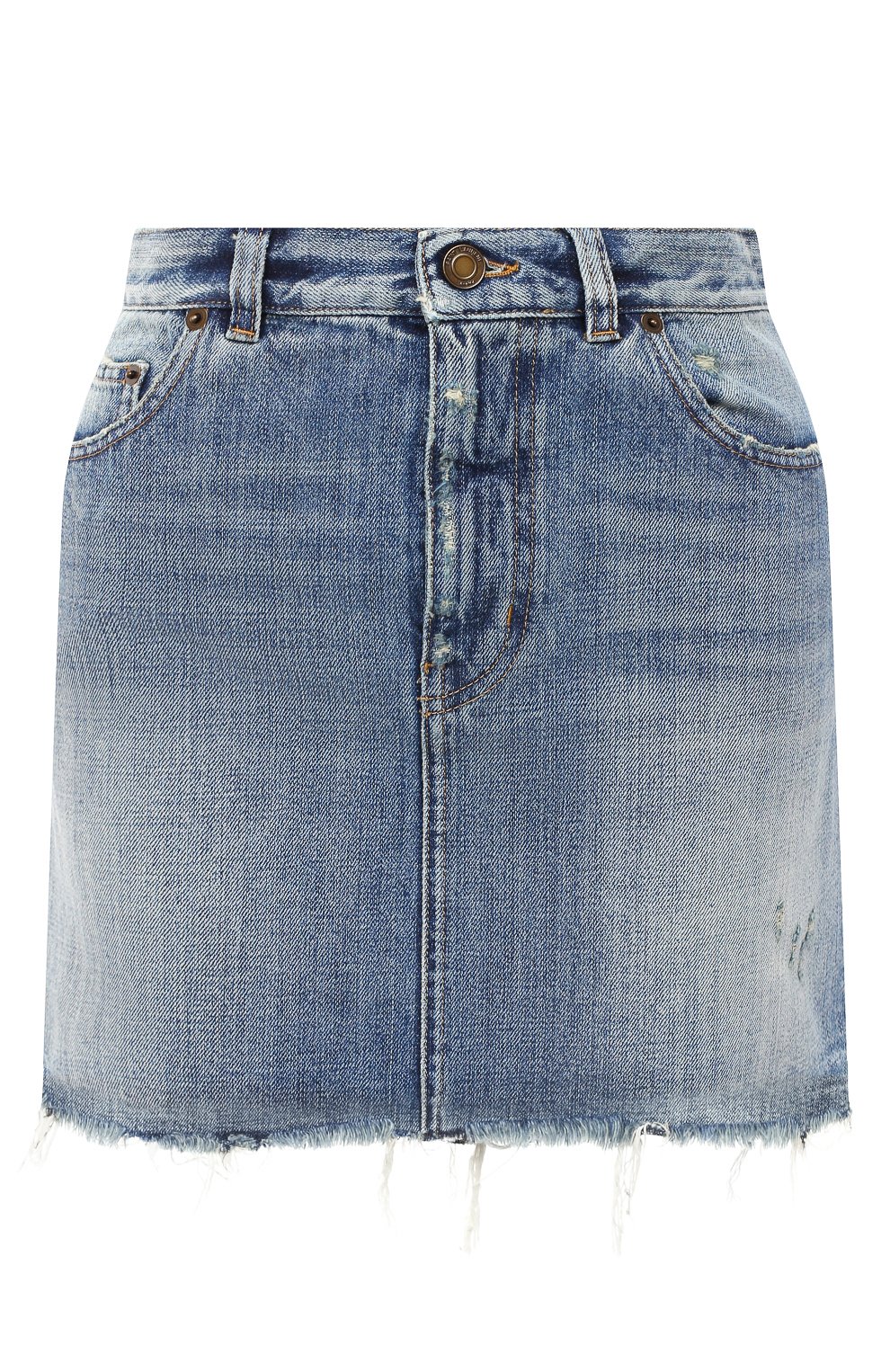 Джинсовая юбка SAINT LAURENT, арт. 633048/Y996K, фото 1