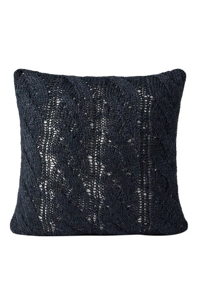 Трикотажная подушка из льна и шелка BRUNELLO CUCINELLI, арт. MLDK300001