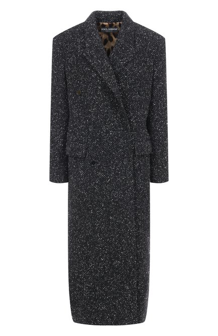 Женское пальто из шерсти и шелка DOLCE & GABBANA, арт. F0GHHT/FCZAD