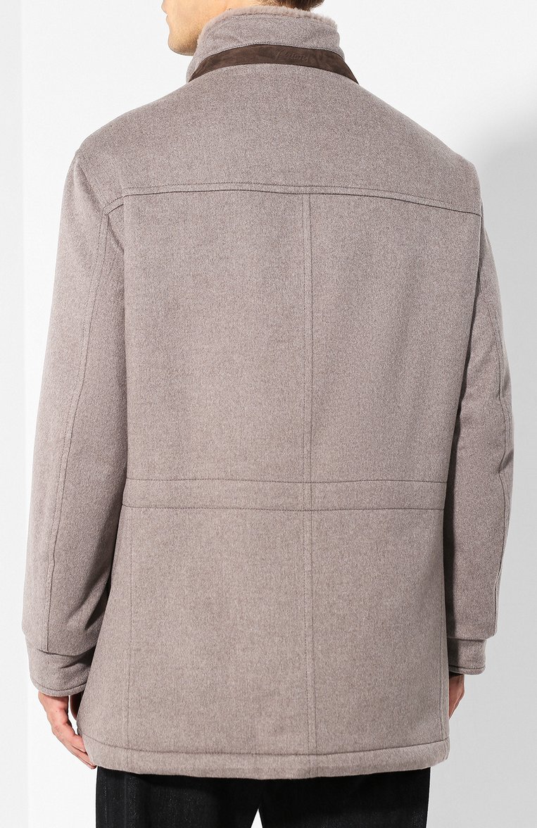 Кашемировая куртка с подкладкой из нутрии BRIONI, арт. SFNQ0L/08363, фото 4