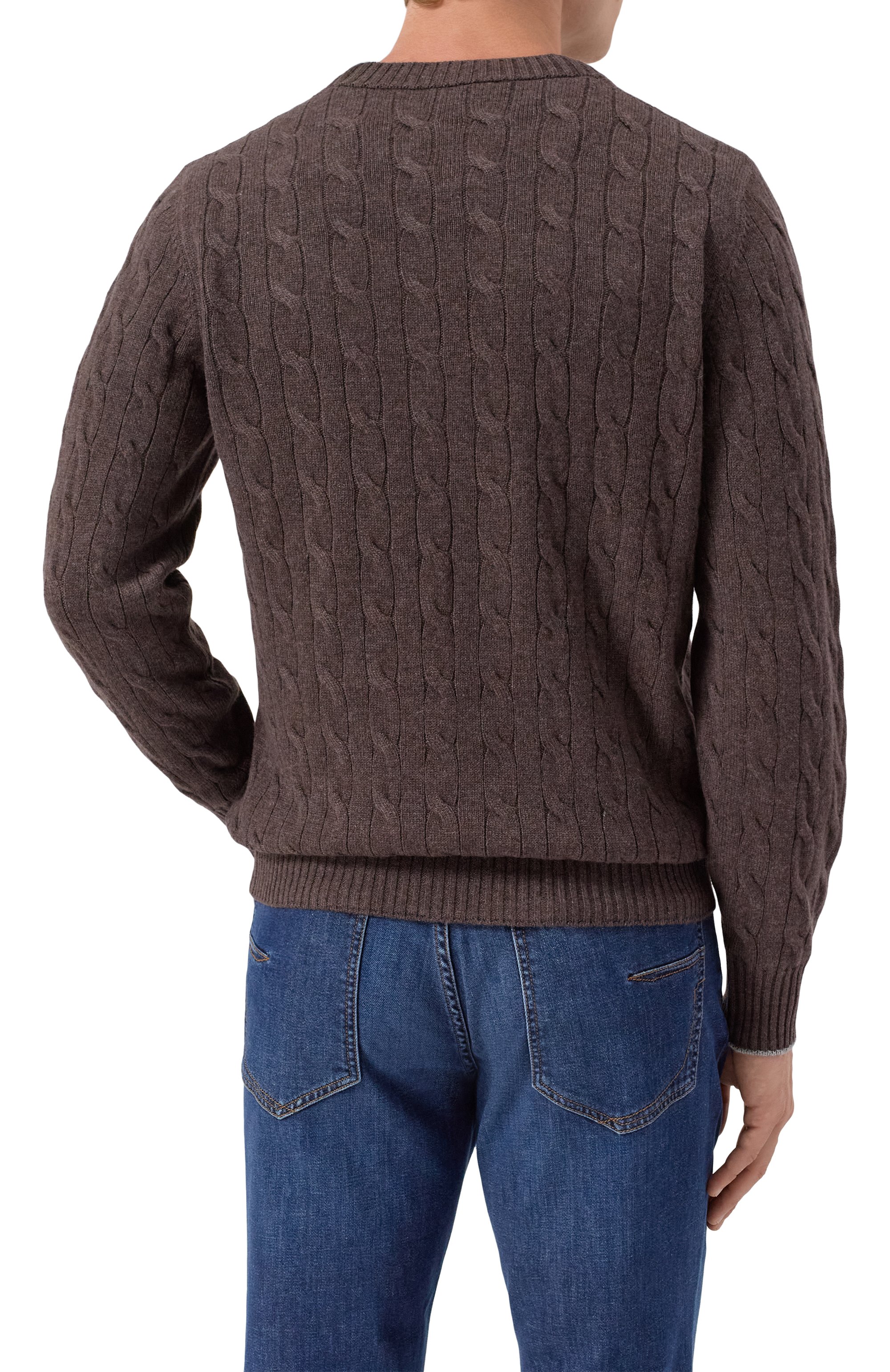 Кашемировый джемпер BRUNELLO CUCINELLI, арт. M22707200, фото 4