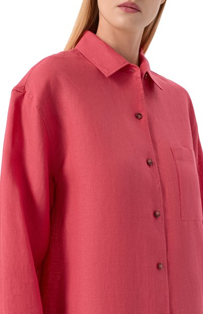 Льняная рубашка 12 STOREEZ, арт. 137567, фото 5